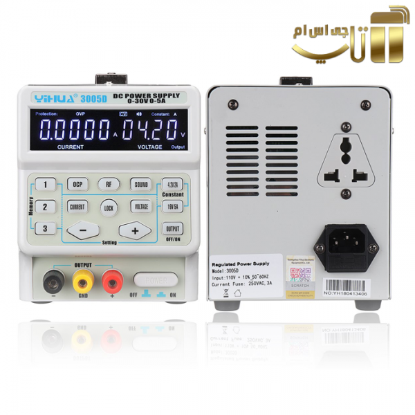 منبع تغذیه دیجیتالی YIHUA 3005D با 30 ولت 5 آمپر - تصویر 3