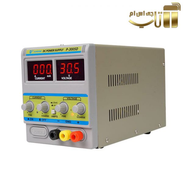 منبع تغذیه دیجیتالی 30 ولت 5 آمپر SUNSHINE P3005D