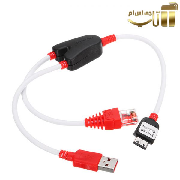 کابل E210 RJ45 و USB مناسب باکس Z3X و Octopus و گوشی سامسونگ