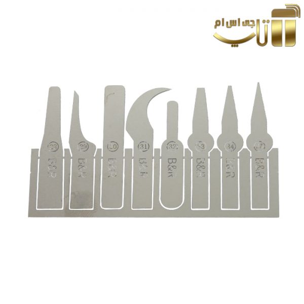 ست 43 عددی دسته تیغ B&R X4301 مناسب پاک کردن چسب آی سی برد گوشی - تصویر 4