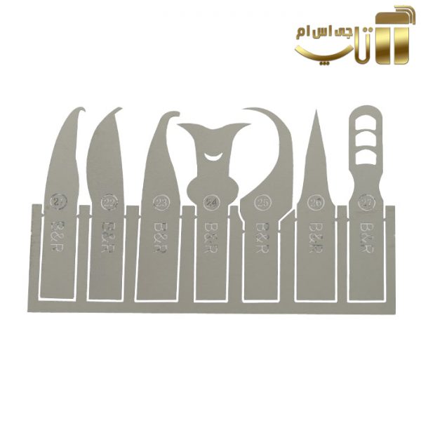 ست 43 عددی دسته تیغ B&R X4301 مناسب پاک کردن چسب آی سی برد گوشی - تصویر 6