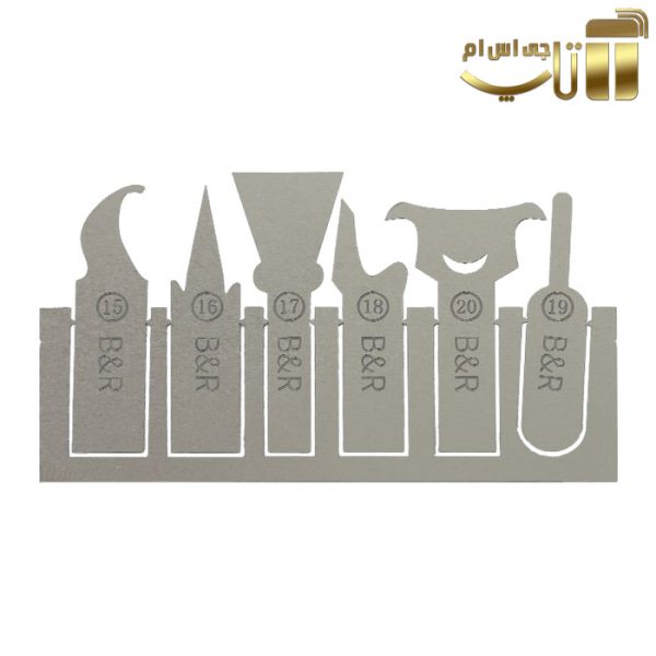 ست 43 عددی دسته تیغ B&R X4301 مناسب پاک کردن چسب آی سی برد گوشی - تصویر 7