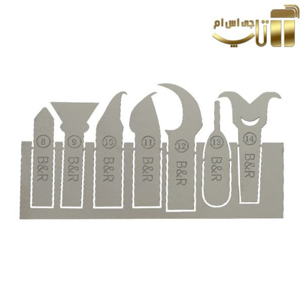 ست 43 عددی دسته تیغ B&R X4301 مناسب پاک کردن چسب آی سی برد گوشی - تصویر 9