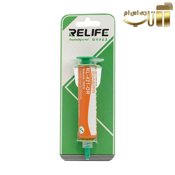 خمیر و روغن فلکس سرنگی ریلایف Relife RL-421 OR