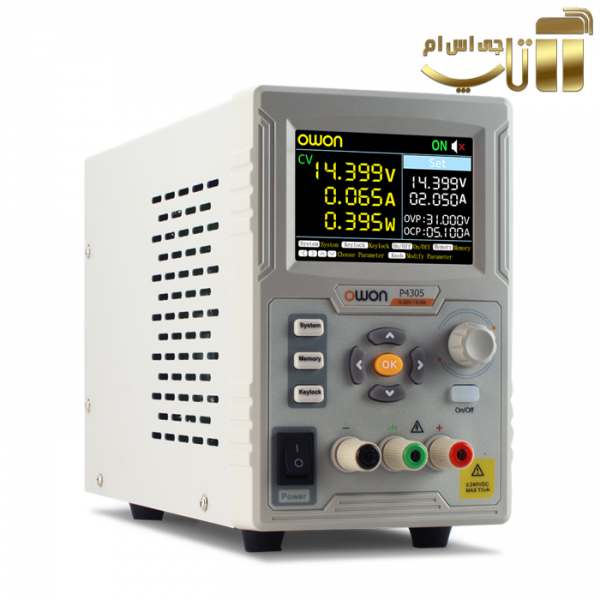 منبع تغذیه OWON P4305 مناسب تست جریان کشی موبایل