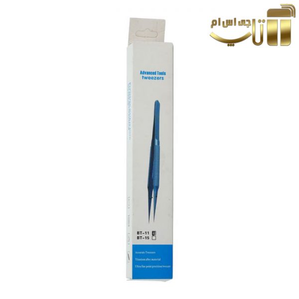 پنس سر صاف تیتانیوم BT-11 نوک تیز - تصویر 4