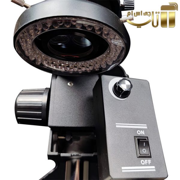 لوپ سه چشم آنالوگ دیجیتال EasyFix EF-100 با بزرگ‌نمایی 50X
