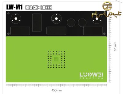 پد نسوز فلزی نگهدارنده لوپ LUOWEI LW-M1 - تصویر 3