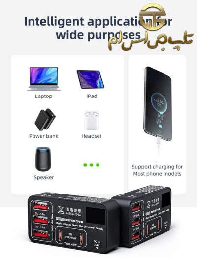 هاب شارژر مینی 60W کیانلی MEGA-IDEA P605S - تصویر 6