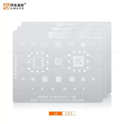 شابلون الجی سری کامل AMAOE LG:x