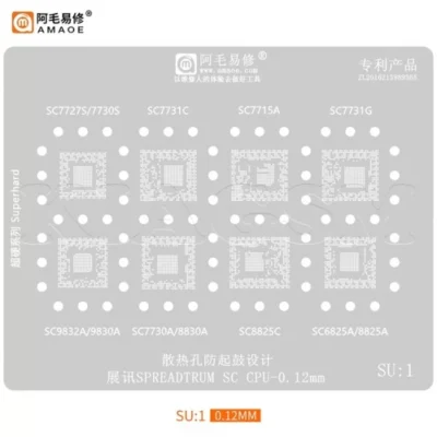 شابلون سی پی یو SPD سری کامل AMAOE SU:x