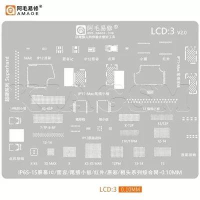 شابلون السیدی آیفون برند AMAOE LCD:3