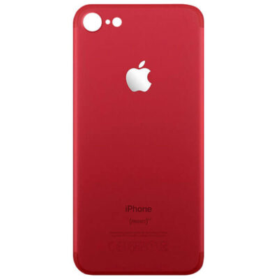 درب پشت گوشی آیفون IPHONE 8 قرمز طلایی مشکی سفید