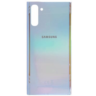 درب پشت گوشی سامسونگ نوت SAMSUNG NOTE 10 اورجینال آئورا گلو مشکی سفید