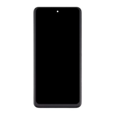 تاچ ال سی دی گوشی موبایل ال جی LG K52 اورجینال مشکی بافریم