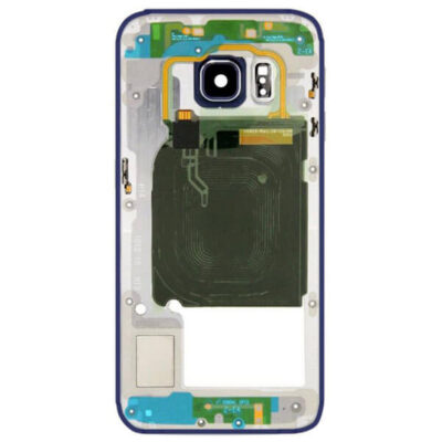 قاب میانی سامسونگ SAMSUNG S6 EDGE / G925 سرمه ای سفید طلایی