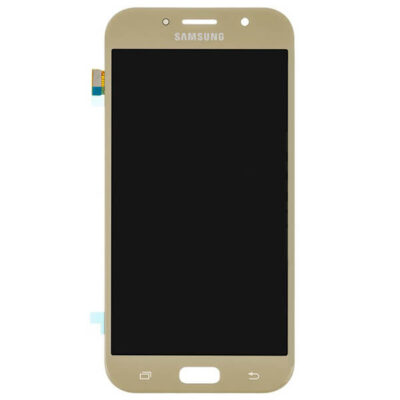 تاچ ال سی دی گوشی موبایل سامسونگ SAMSUNG A7 2017 / A720 طلایی آبی مشکی