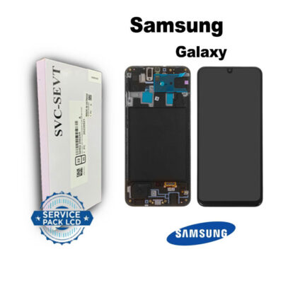 تاچ ال سی دی گوشی موبایل سامسونگ SAMSUNG A20 / A205 , M10S / M107 اورجینال سرویس پک شرکتی مشکی بافریم