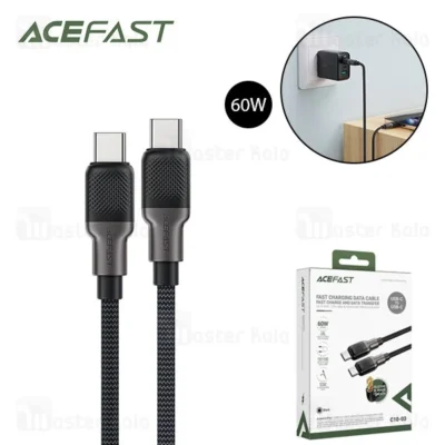 کابل Type-C به Type-C ایس فست ACEFAST C10-03 طول 1.2 متر توان 60 وات