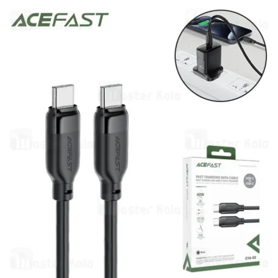 کابل Type-C به Type-C ایس فست ACEFAST C16-03 طول 1.2 متر توان 60 وات
