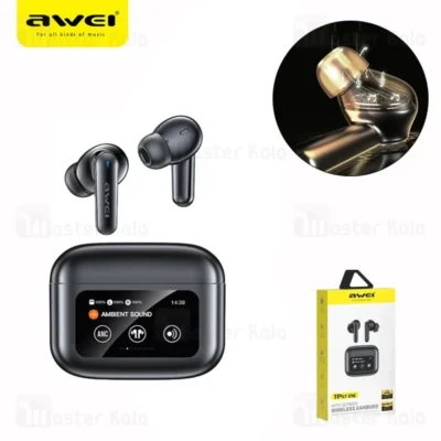 هندزفری بلوتوث اوی Awei TP57 ENC دارای صفحه نمایش لمسی