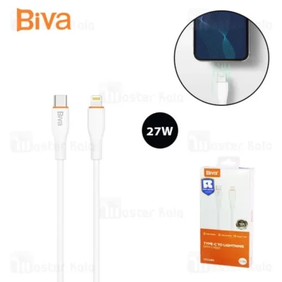 کابل لایتنینگ به Type-C بیوا Biva C-33CL طول 1 متر توان 27 وات