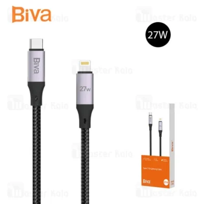 کابل لایتنینگ به Type C بیوا Biva C-35CL طول 1.2 متر توان 27 وات