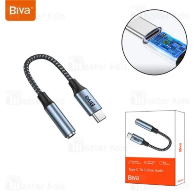کابل تبدیل Type C به پورت AUX بیوا Biva Jack-01T