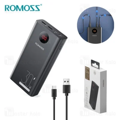 پاوربانک 30000 روموس Romoss PEA30 Powerbank توان 30 وات