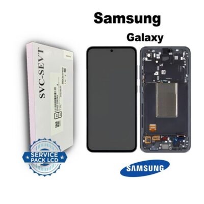 تاچ ال سی دی گوشی موبایل سامسونگ SAMSUNG S24 FE / S721 اورجینال سرویس پک شرکتی مشکی بافریم