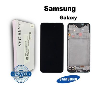 تاچ ال سی دی گوشی موبایل سامسونگ SAMSUNG A16 (4G) / A165 اورجینال سرویس پک شرکتی مشکی بافریم