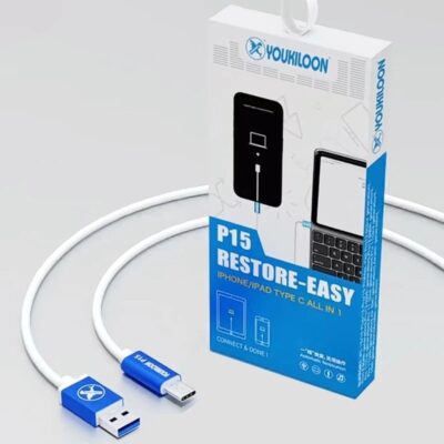 کابل ریستور آیفون تایپ C سری 15 برند YOUKiLOON