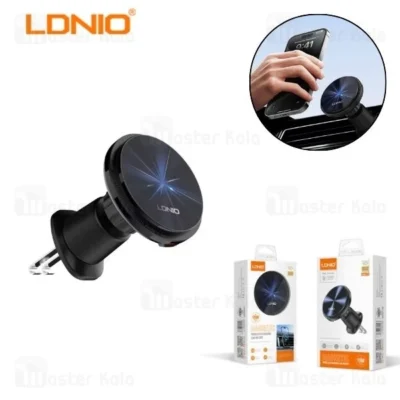 هولدر و شارژر وایرلس دریچه کولری مگنتی الدینیو LDNIO MA23 توان 15 وات