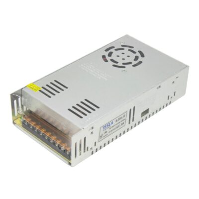 تغذیه سوئیچینگ فلزی 12 ولت 30 آمپر 12v-30A فن دار مارک TESLA