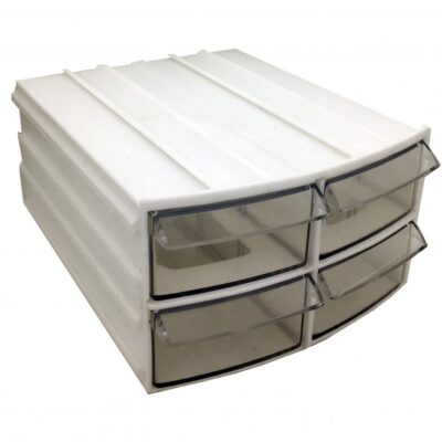 جعبه قطعات کشویی 4 خانه 120x105x60mm