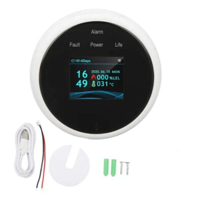 دیتکتور نشت گاز و اعلام حریق هوشمند وای فای TUYA