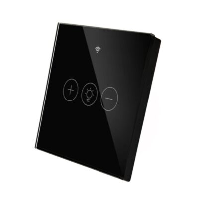 دیمر هوشمند لمسی TUYA مشکی با قابلیت کنترل از طریق WiFi