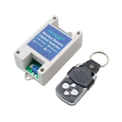 ریموت کنترلر دو کاناله صنعتی کد لرن قابدار 315MHZ رادیویی ایرانیک