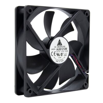 فن 12V-0.27A سایز 12x12x2.5 مارک DELTA مدل AUB1212M