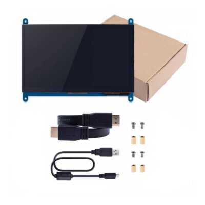 نمایشگر 7 اینچ لمسی دارای ورودی HDMI مناسب برای انواع برد های دارای پورت HDMI رزولوشن 1024x600