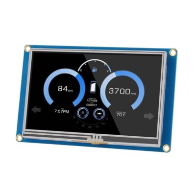 نمایشگر 7 اینچی فول کالر تاچ Nextion HMI مدل NX8048T070 دارای ارتباط سریال