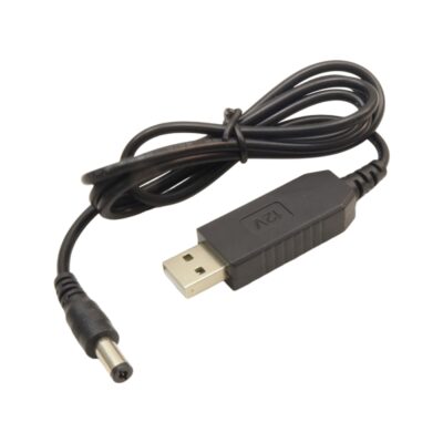 کابل USB افزاینده ولتاژ DC با خروجی 12V / 0.5A