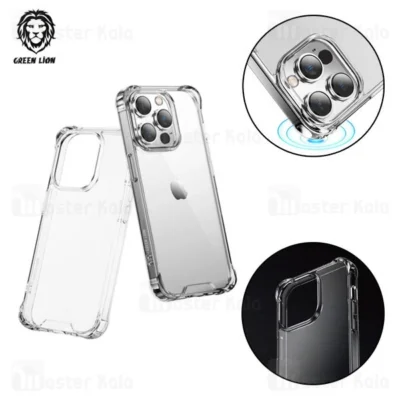 قاب محافظ گرین لاین آیفون Apple iPhone 14 Pro Green Lion Rocky 360 Anti-Shock Case