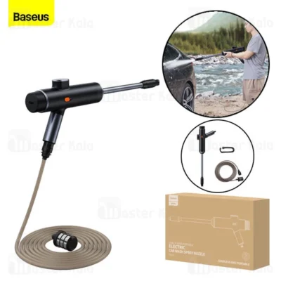 کیت 3تایی شست و شوی خودرو بیسوس Baseus Dual Power Portable Electric Car Wash Spray Nozzle CRDDSQ-01