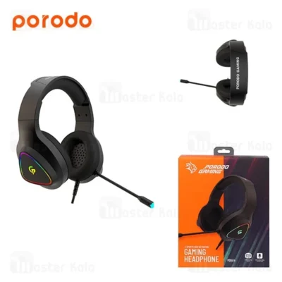 هدفون سیمی گیمینگ پرودو Porodo PDX414 Gaming Headphone