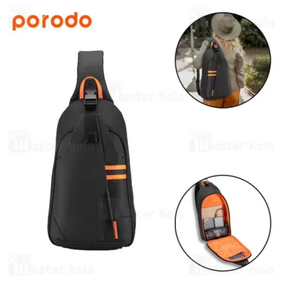 کیف تک بند پرودو Porodo PDX532 Gaming Water Rresistand PU Sling Bag