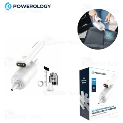 جارو شارژی دمنده Powerology PW4N1FCVWH Vacuum Blower Inflator توان 60 وات