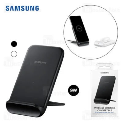 شارژر وایرلس سامسونگ Samsung Fast Wireless Charger Convertible EP-N3300TBEGGB 9W توان 9 وات