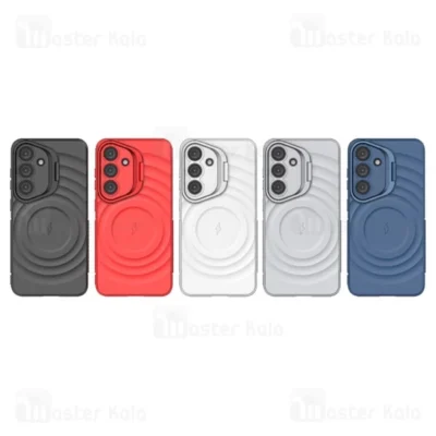 قاب سیلیکونی مگ سیف سامسونگ Samsung Galaxy S25 Corrugated MagSafe