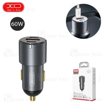شارژر فندکی 3 پورت ایکس او XO CC45 Dual PD Car Charger توان 60 وات